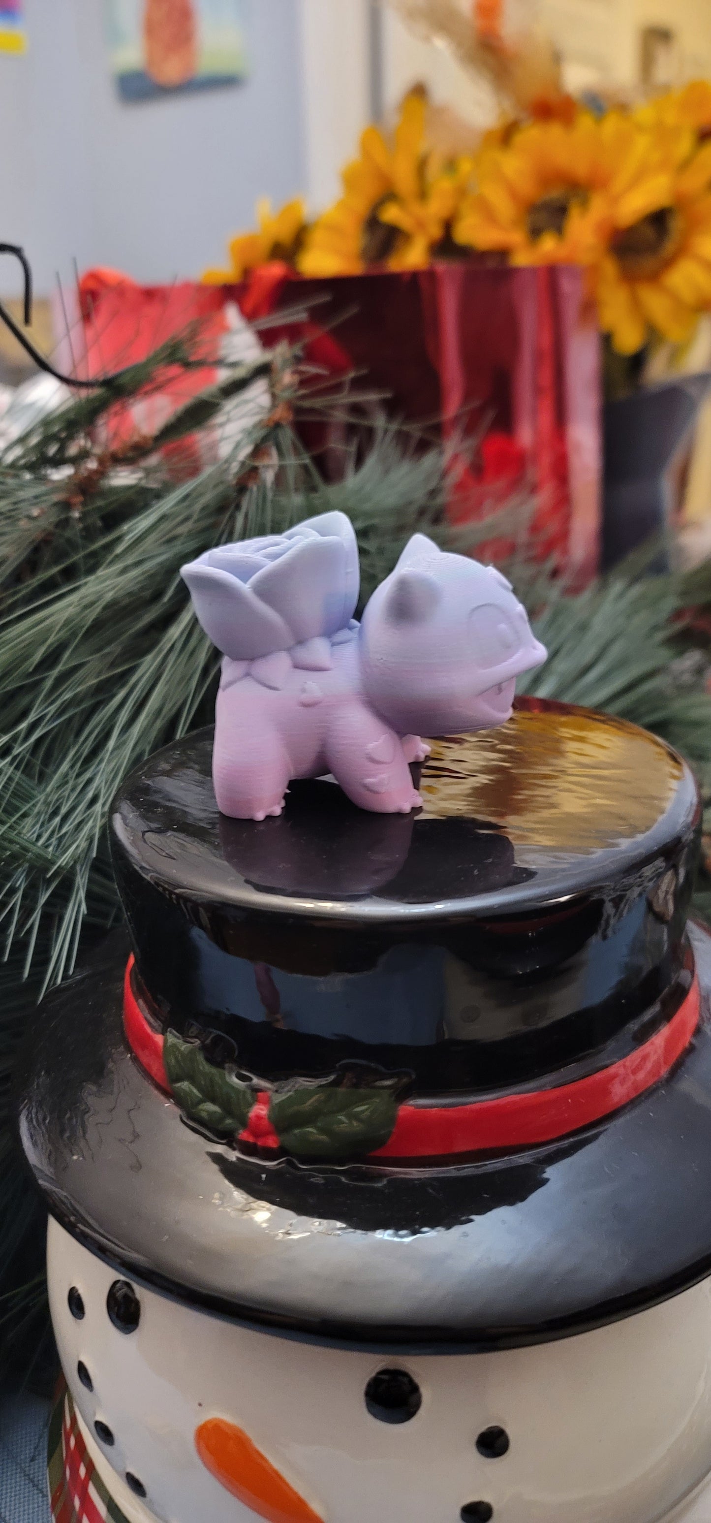 3D printed Valentine's Bulbasaur