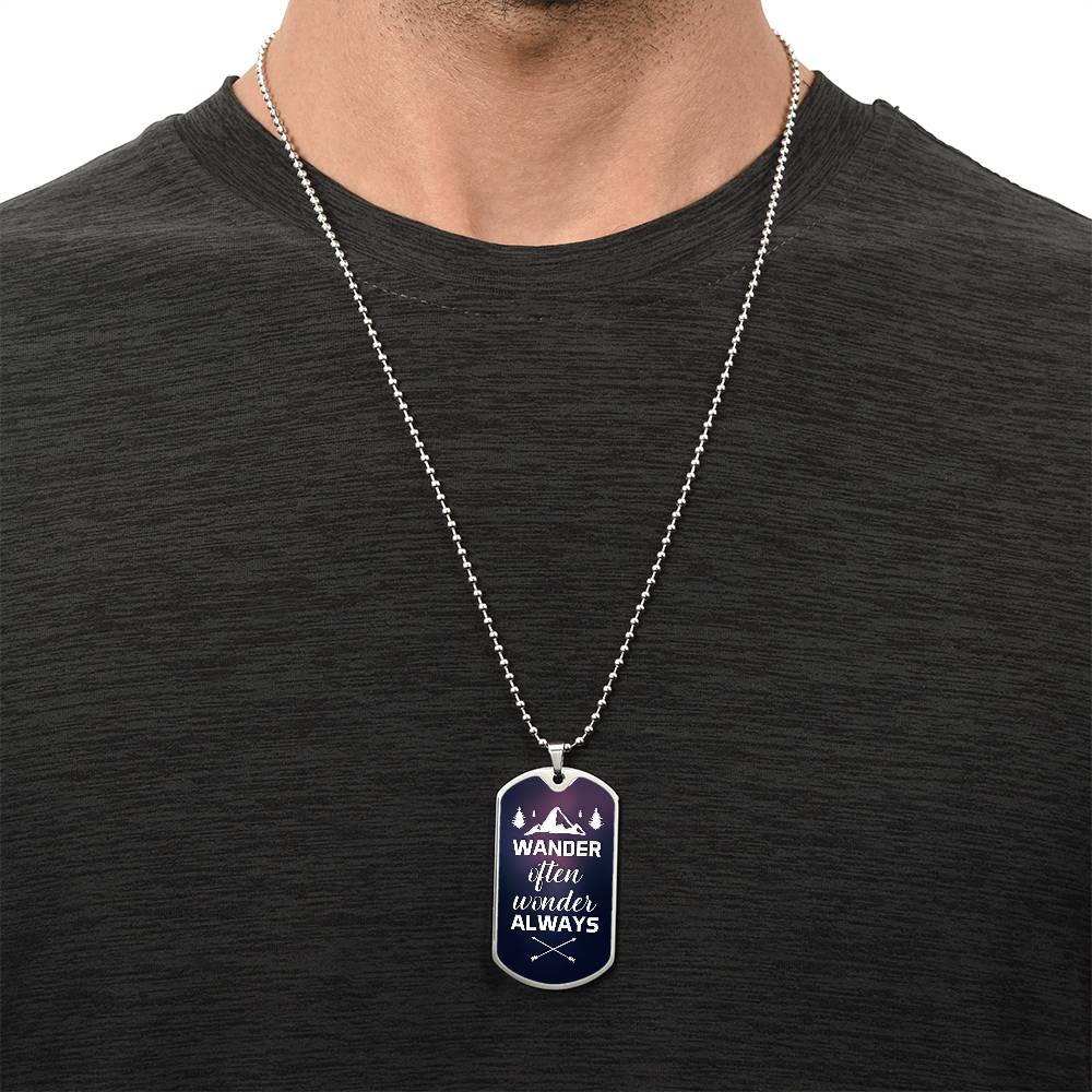 Wander Often - Dog Tag