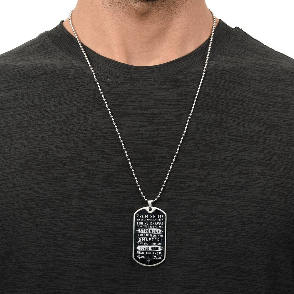 To Our Child, Love Mom & Dad - Dog Tag