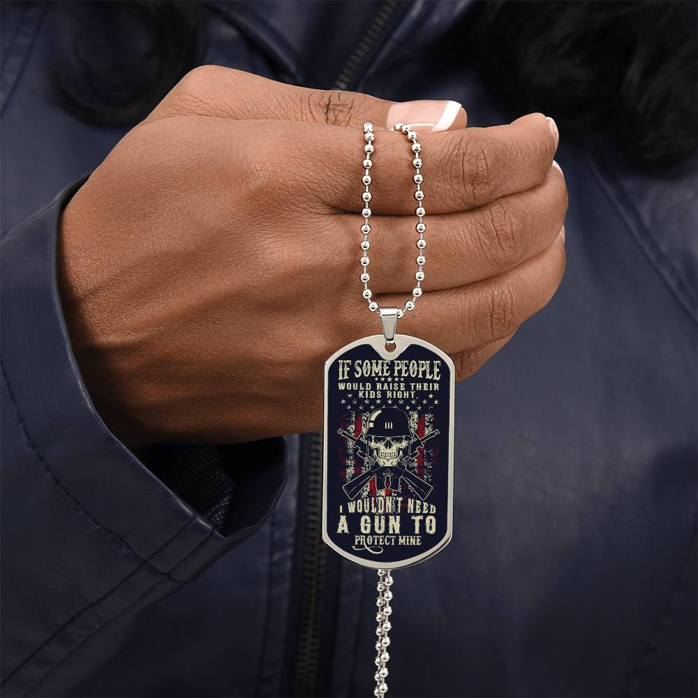 Protect My Kids - Dog Tag