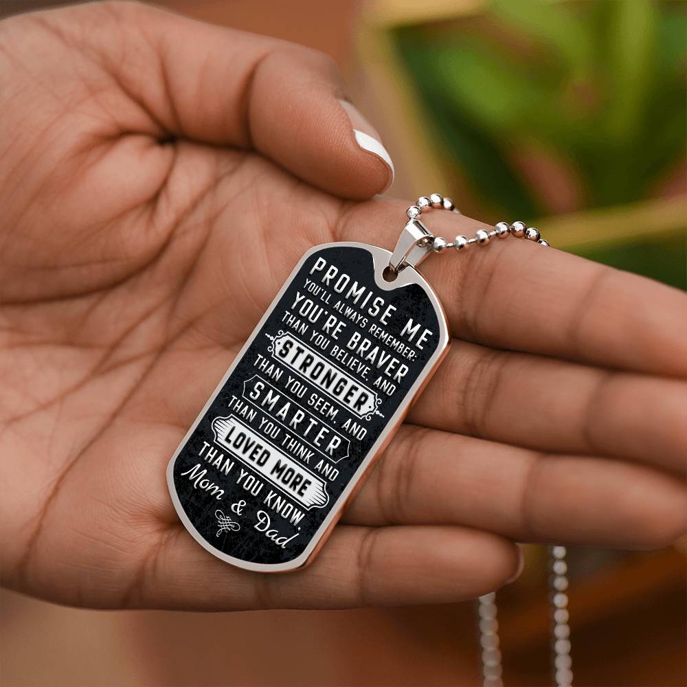 To Our Child, Love Mom & Dad - Dog Tag