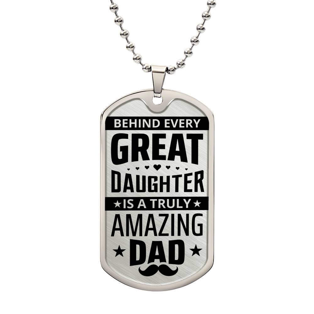 Amazing Dad-Dog Tag