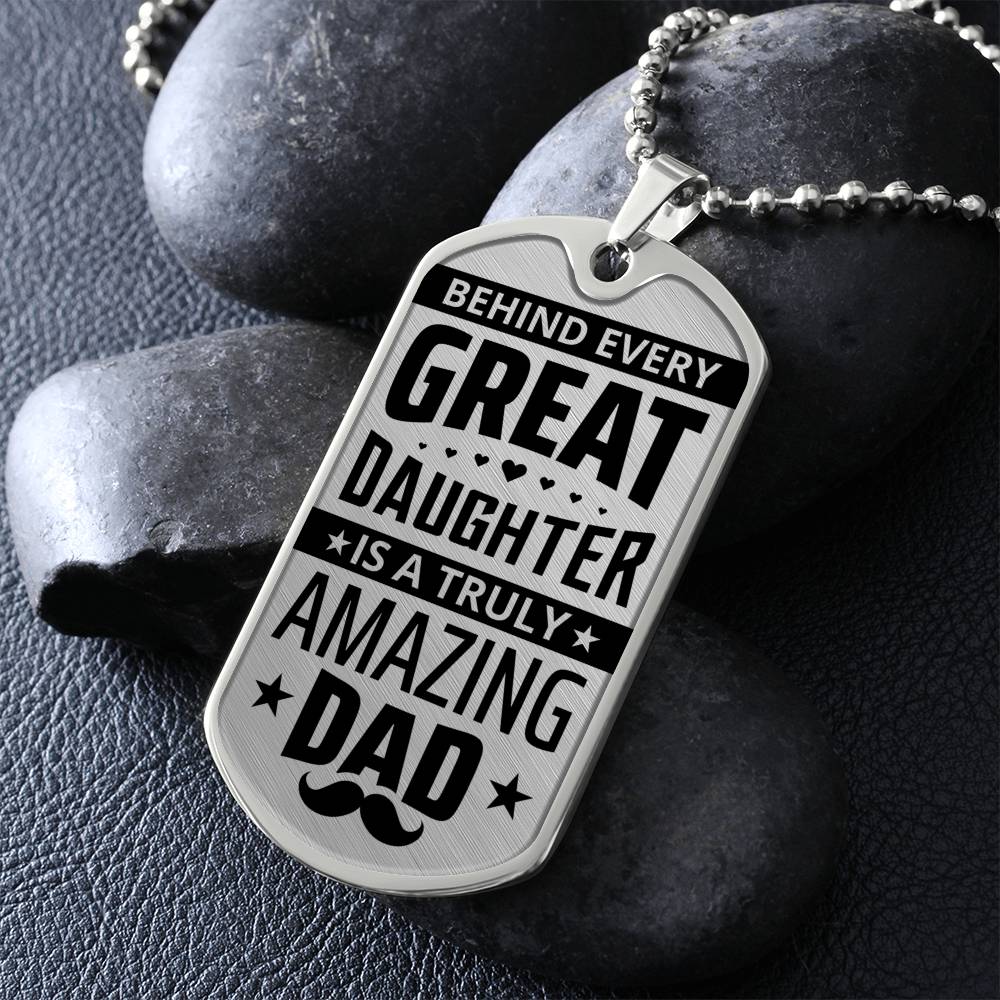 Amazing Dad-Dog Tag