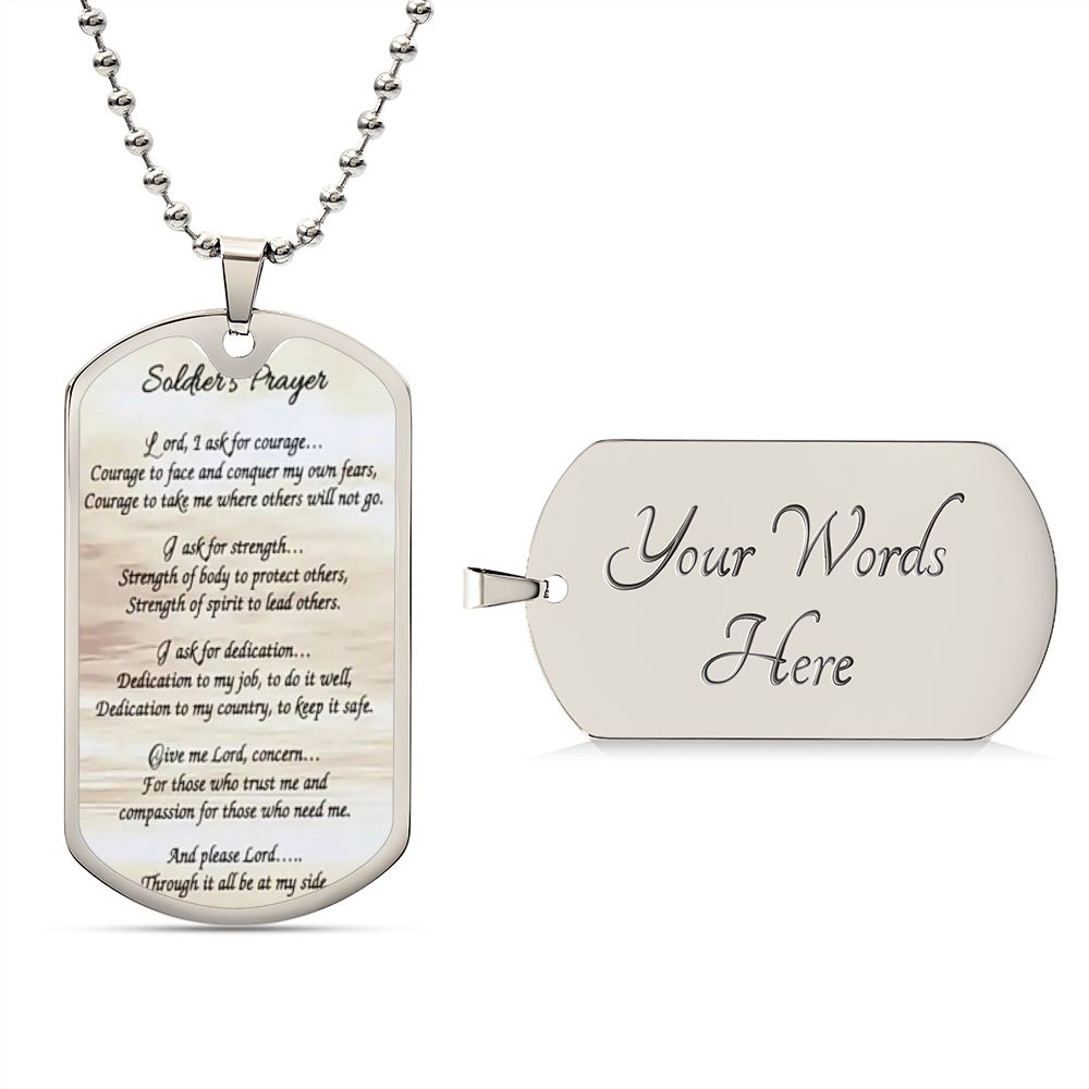 A soldier's prayer