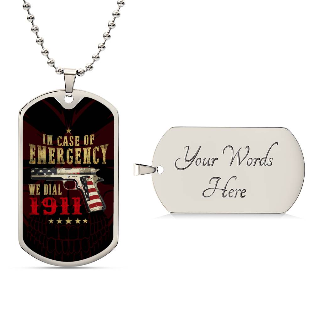 Dial 1911 - Dog Tag
