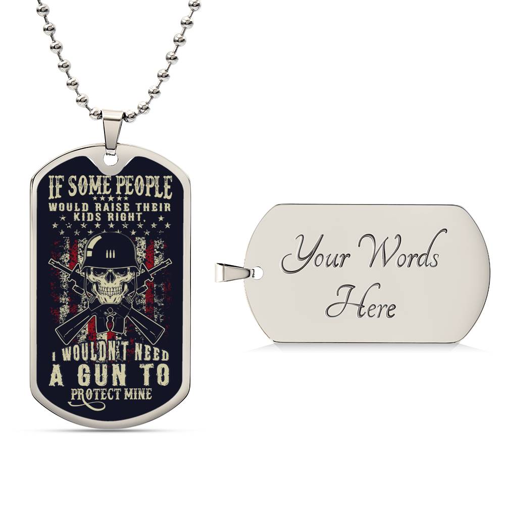 Protect My Kids - Dog Tag