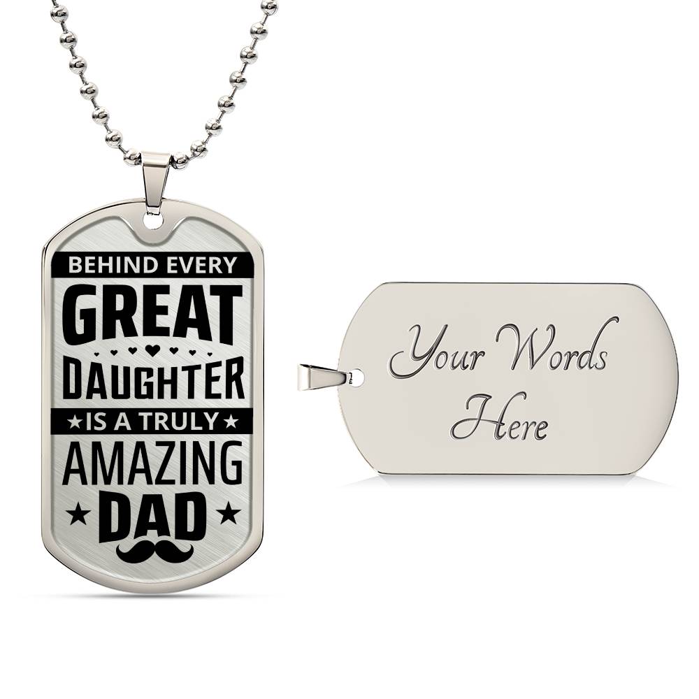 Amazing Dad-Dog Tag