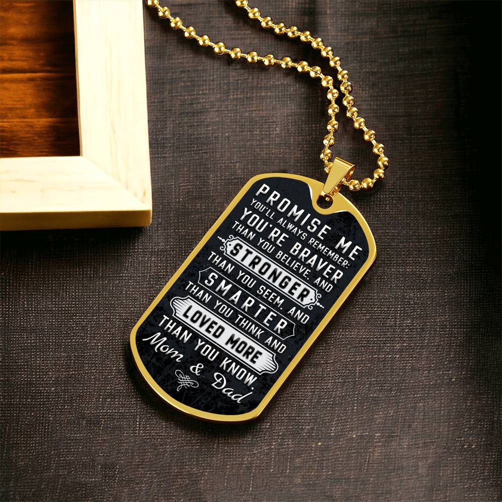 To Our Child, Love Mom & Dad - Dog Tag