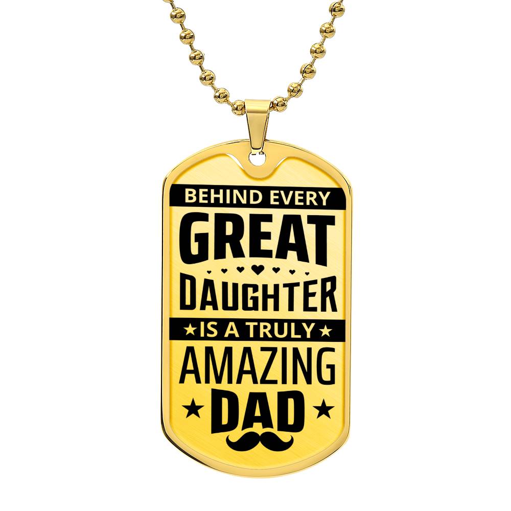 Amazing Dad-Dog Tag