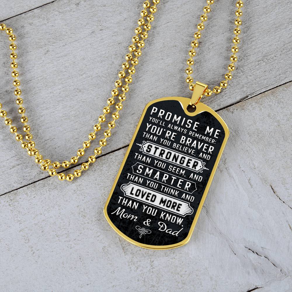 To Our Child, Love Mom & Dad - Dog Tag