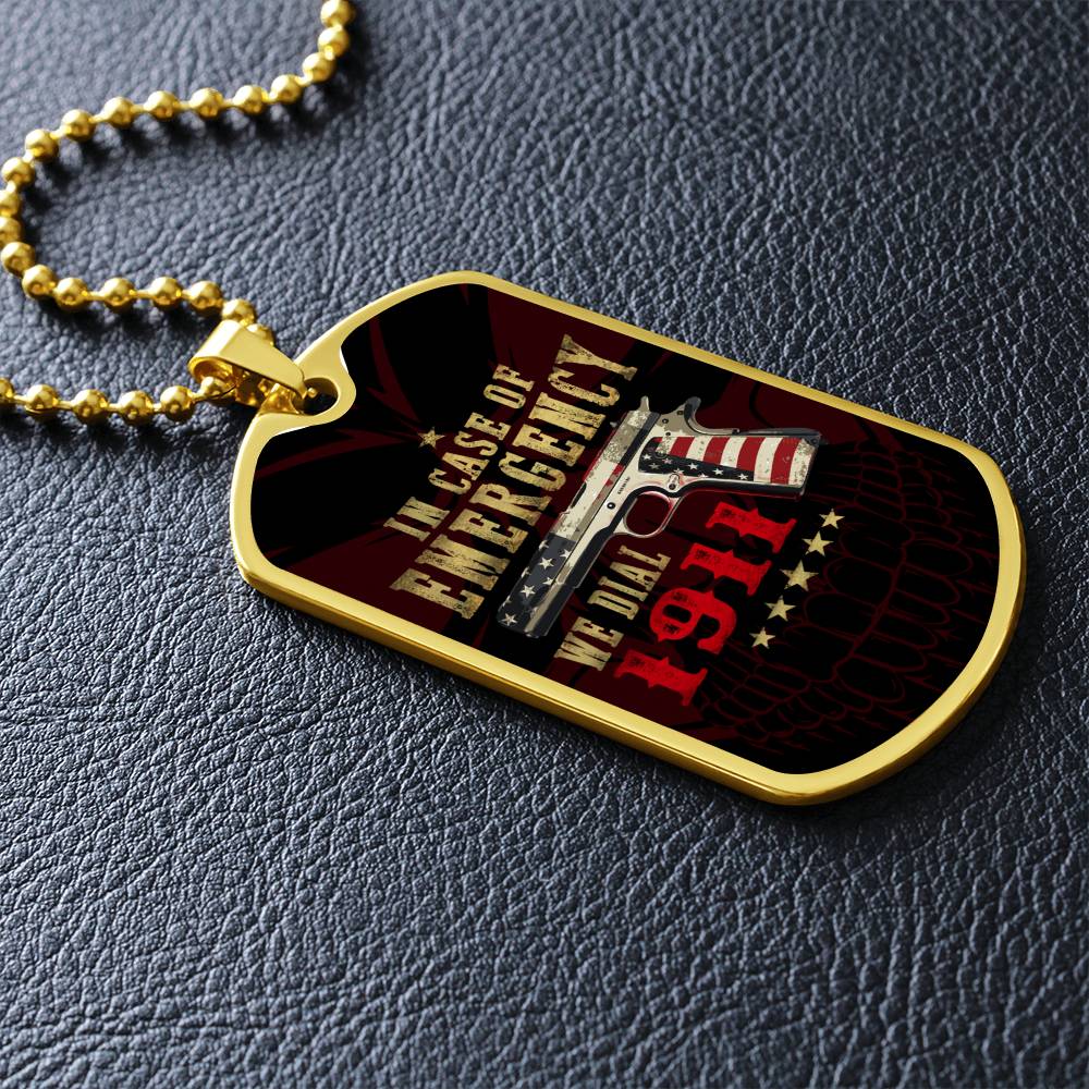 Dial 1911 - Dog Tag