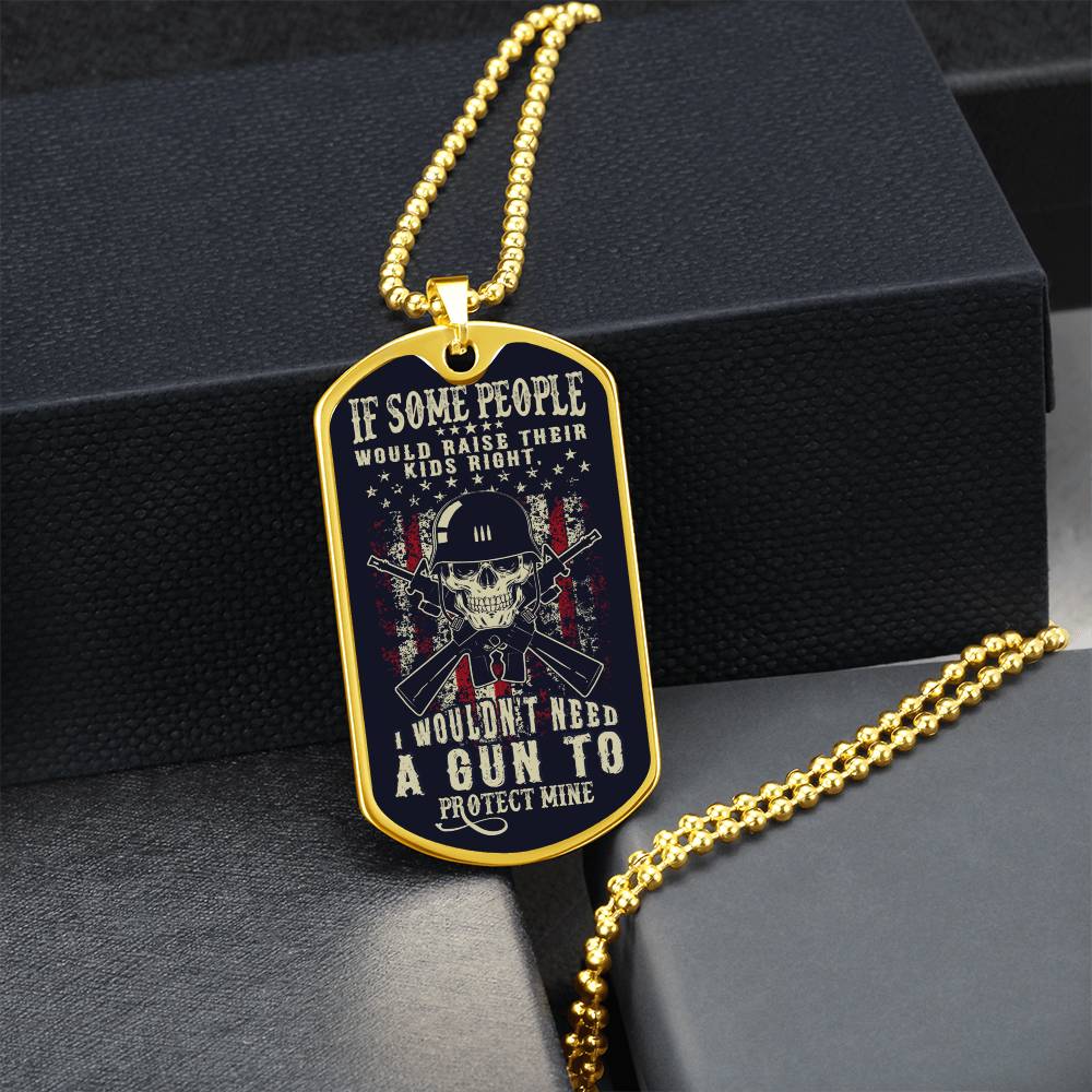 Protect My Kids - Dog Tag