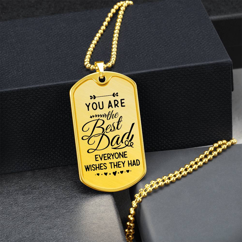 The Best Dad - Dog Tag