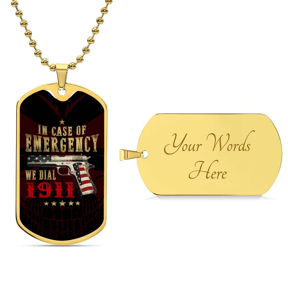 Dial 1911 - Dog Tag