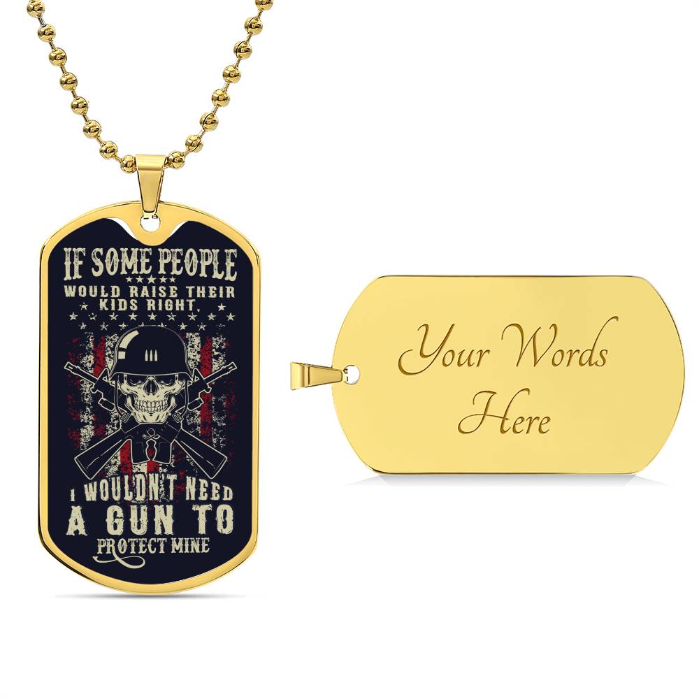 Protect My Kids - Dog Tag