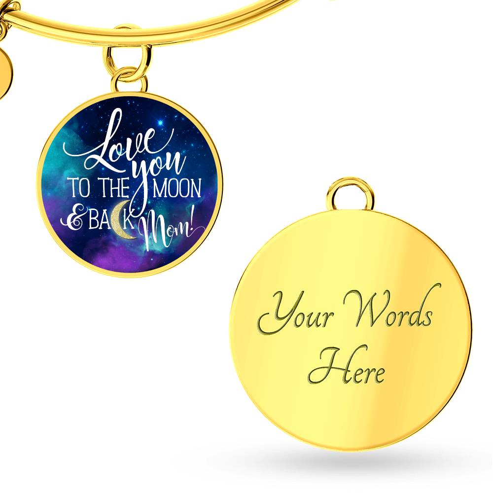To the moon and back-bracelet