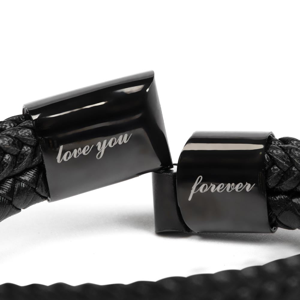 My Husband, My Anchor - Men's bracelet