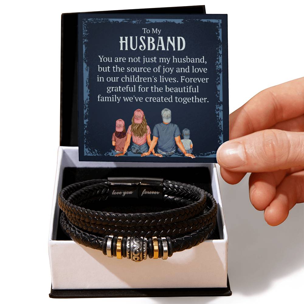The source of joy and love - Men's bracelet
