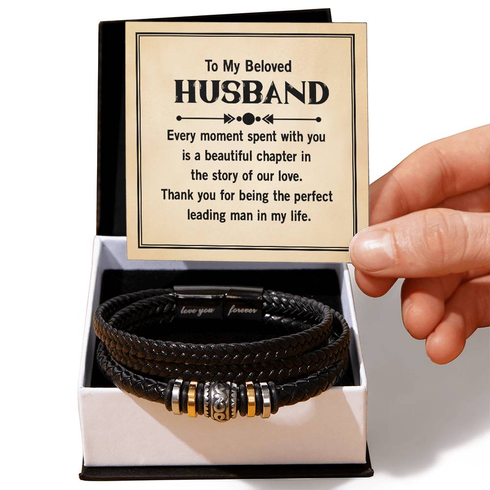 My Beloved Husband - Men's bracelet