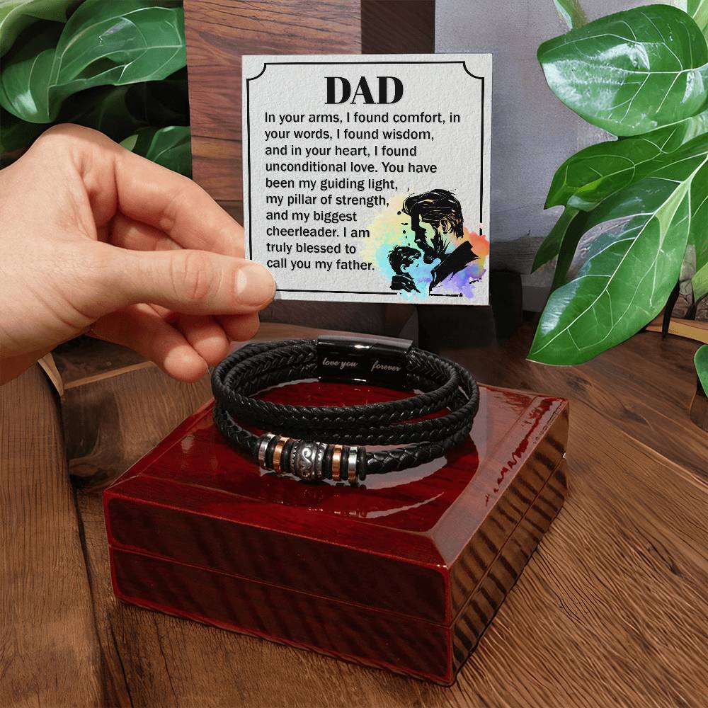 My Dad, My Father - Men's bracelet