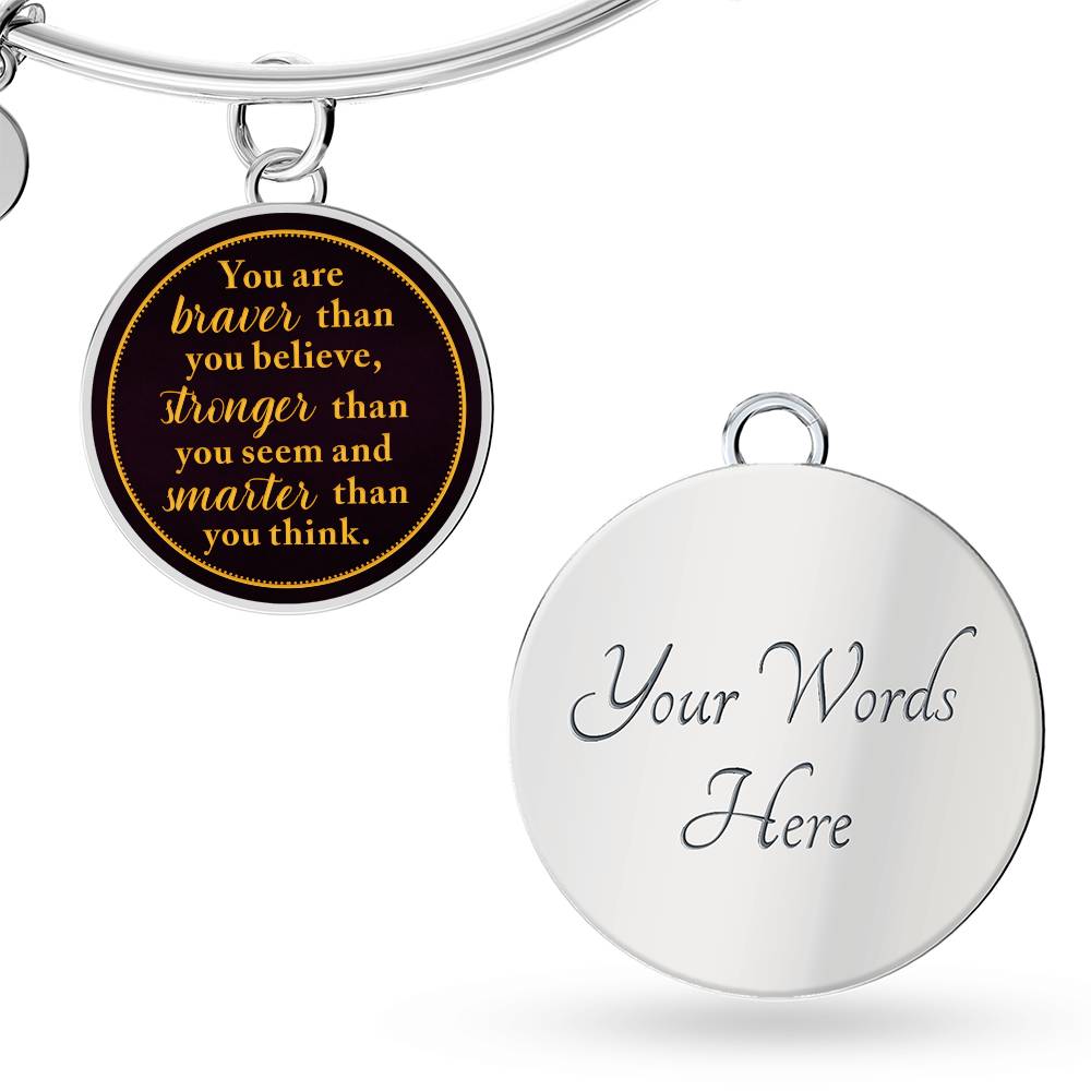 Brave, Strong, & Smart-Bracelet