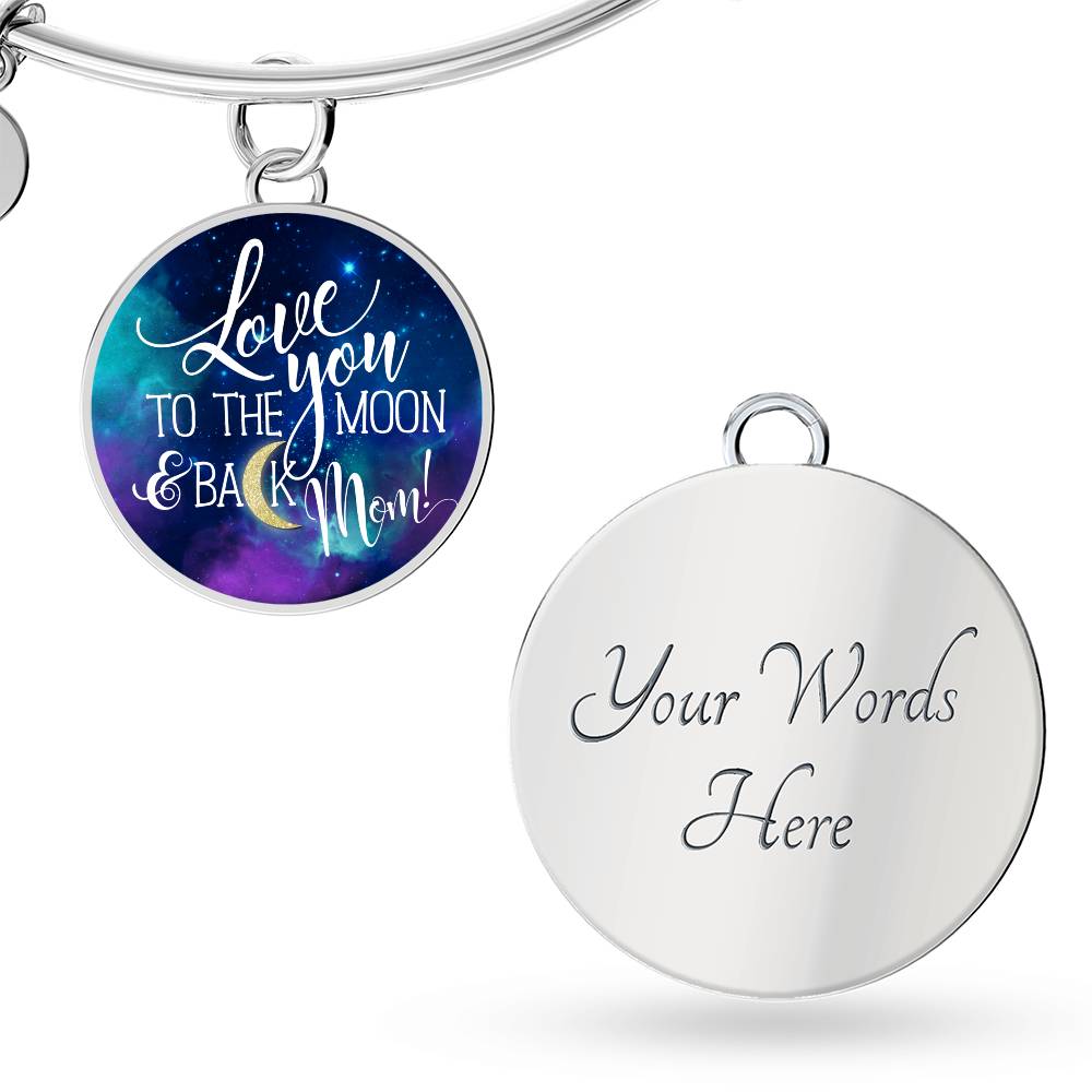 To the moon and back-bracelet