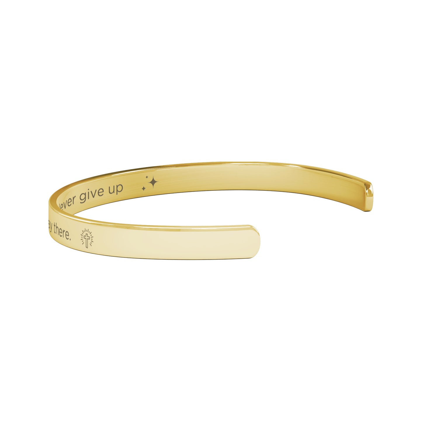 Believe You Can - cuff bracelet