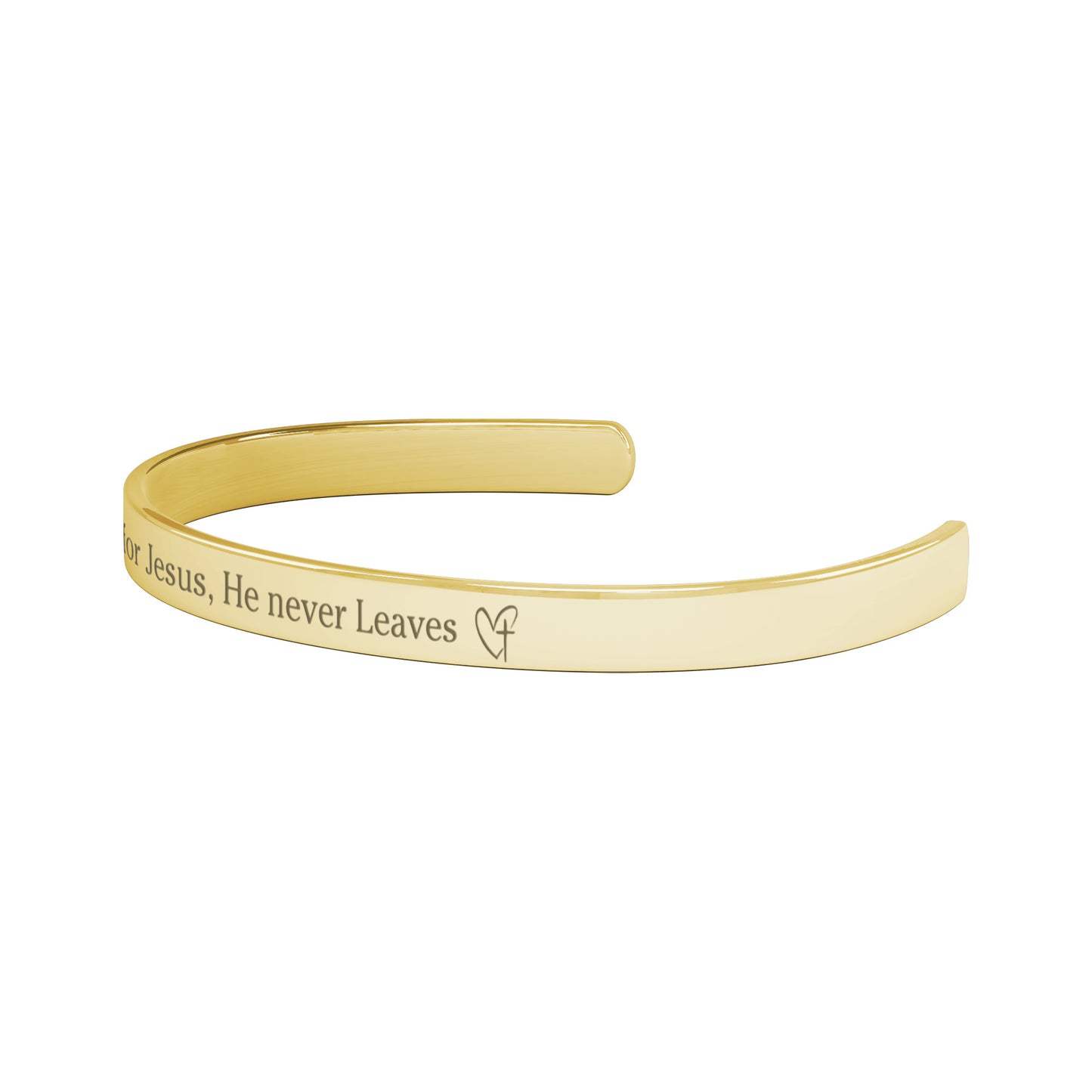 Fall for Jesus - cuff bracelet