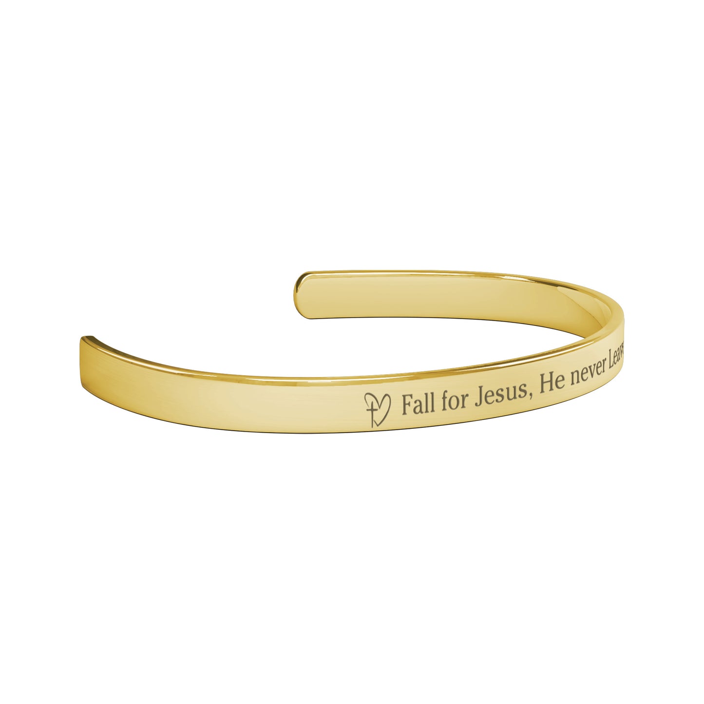 Fall for Jesus - cuff bracelet