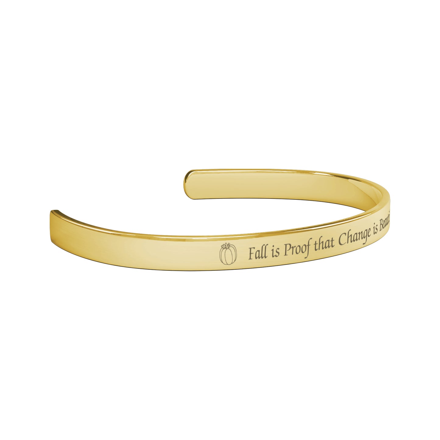 Fall is proof - cuff bracelet