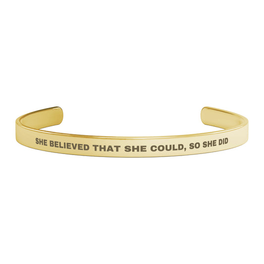 She believed she could