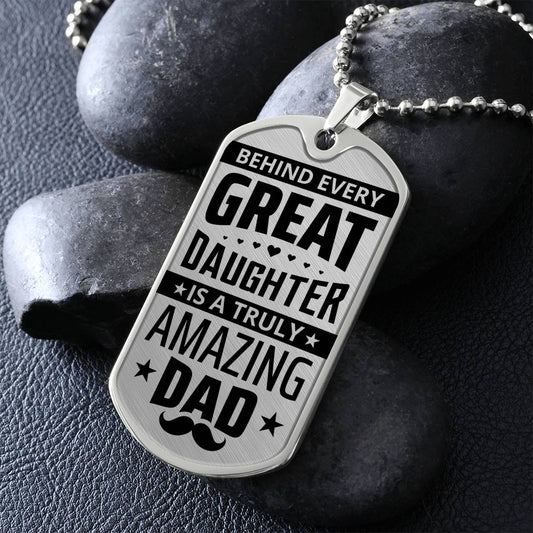 Amazing Dad-Dog Tag