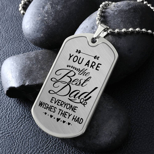 The Best Dad - Dog Tag