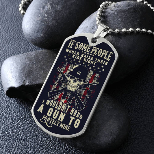 Protect My Kids - Dog Tag