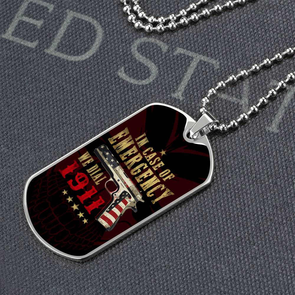 Dial 1911 - Dog Tag
