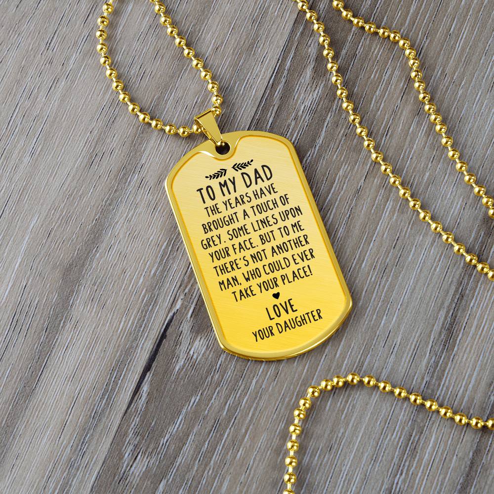 From Daughter to Dad - Dog Tag