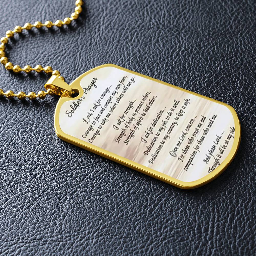 A soldier's prayer