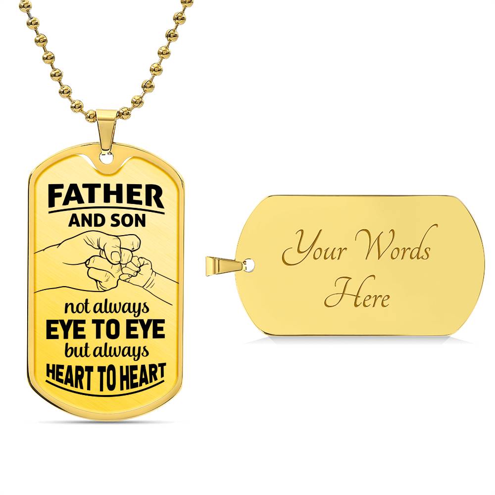Father & Son - Dog Tag