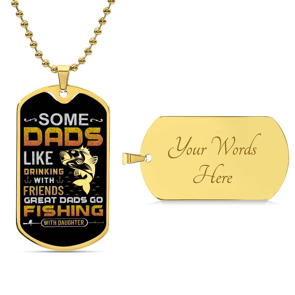 Fishing Dads - Dog Tag
