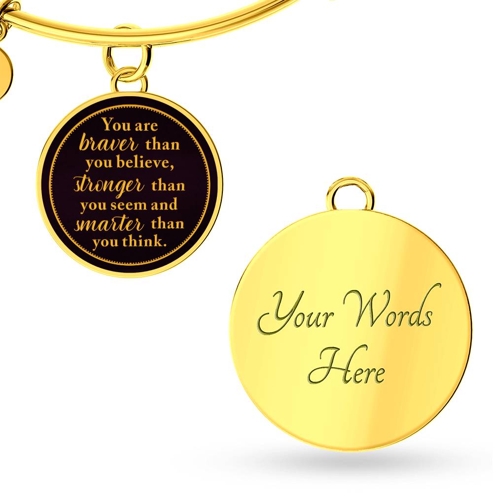 Brave, Strong, & Smart-Bracelet