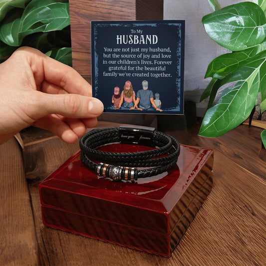 The source of joy and love - Men's bracelet