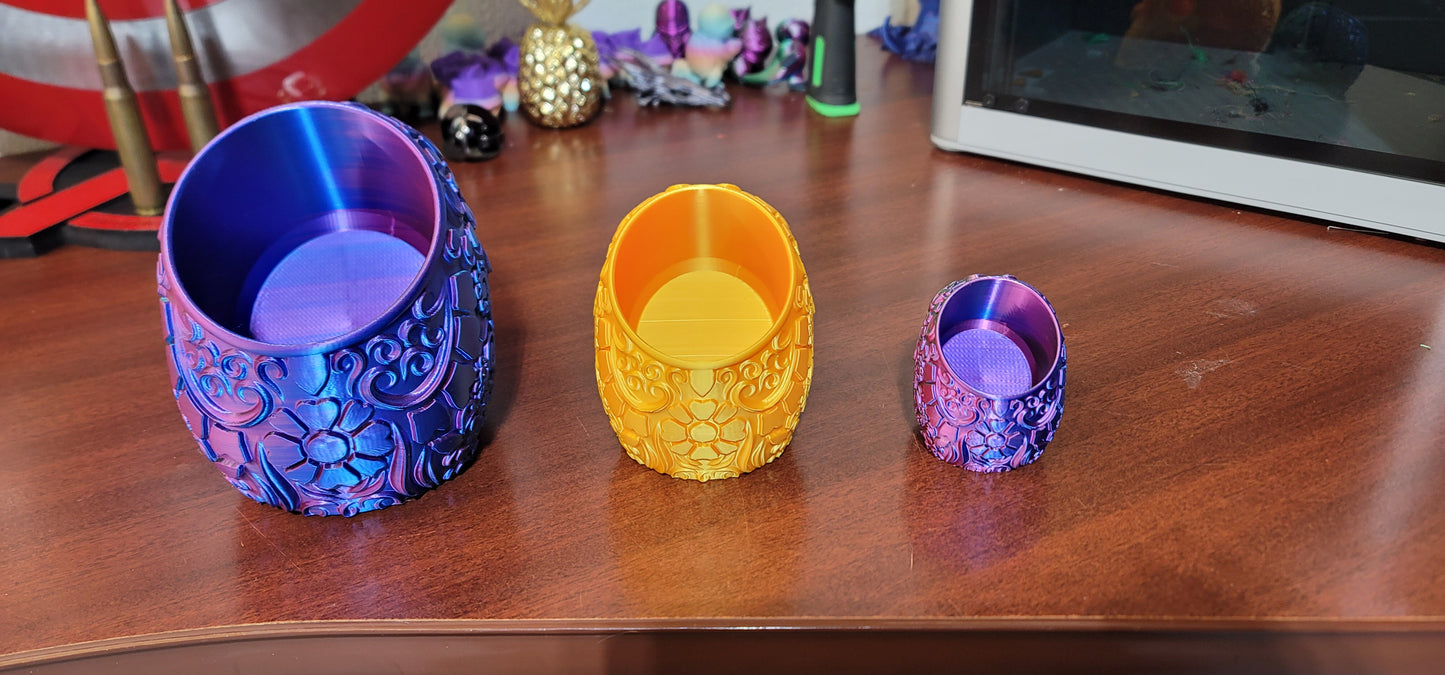 Calavera skull planter