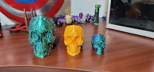 Calavera skull planter